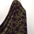 Atelier Jupe - 100% Viscose - Khaki Viscose with Purple Flowers